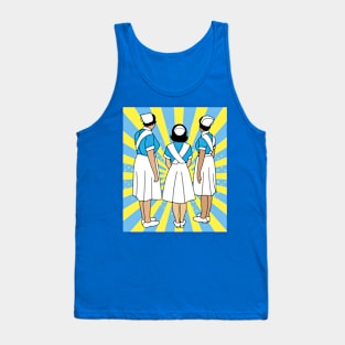 Colorful And Pretty Retro Nurse Tank Top